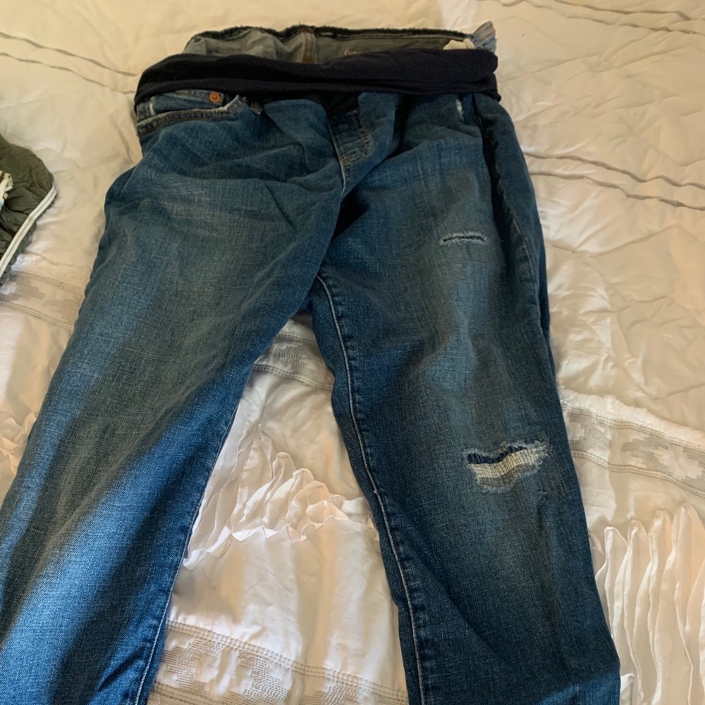 Maternity jeans and dresses